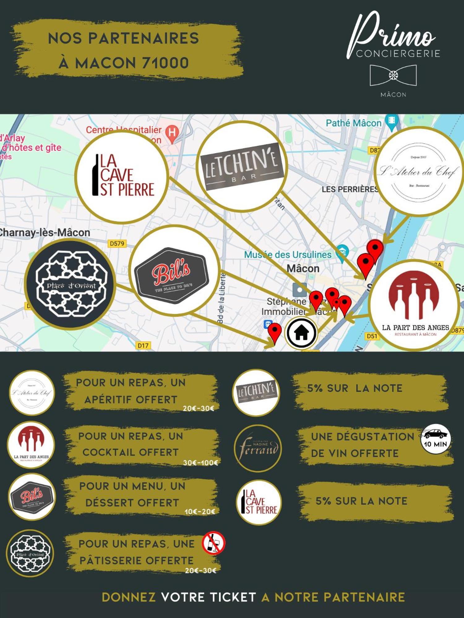 Myappart71 - L'Hotel De Ville - By Primo C0Nciergerie Mâcon Zewnętrze zdjęcie